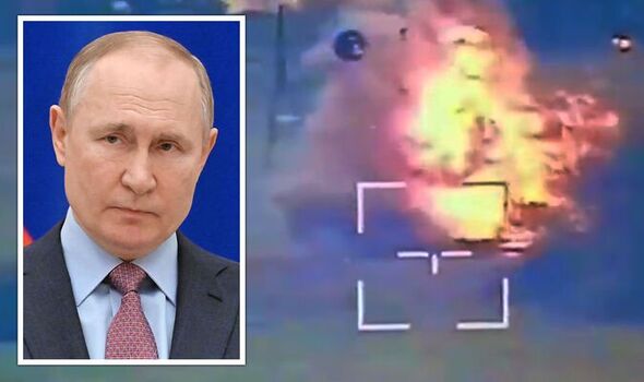 Russia loses tank in 'catastrophic explosion' as Ukraine ramps up fight back – VIDEO